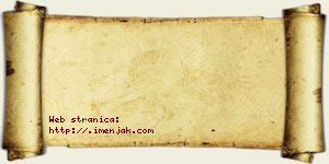 Anđela Aćimović vizit kartica